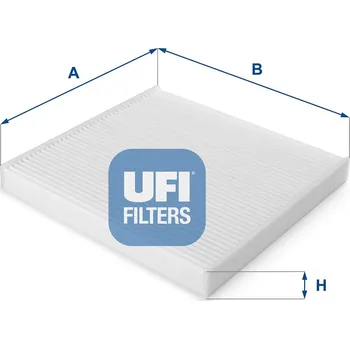 Ventilátor topení a klimatizace Filtr, vzduch v interiéru UFI 53.130.00