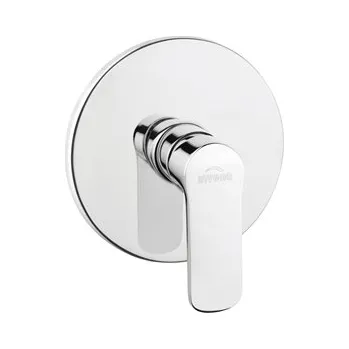 Invena Siros, podomítková 1-výstupová baterie (těleso+krytka), chromová, INV-BP-90-CO1-A