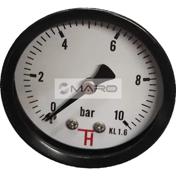 Thermis Manometr standardní 308Z zadní ø 50 mm, 1/4", 0-10 bar, 308Z10bar