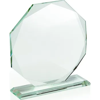 Skleněná trofej HEXAN Výška: 14 cm, Šířka: 14 cm