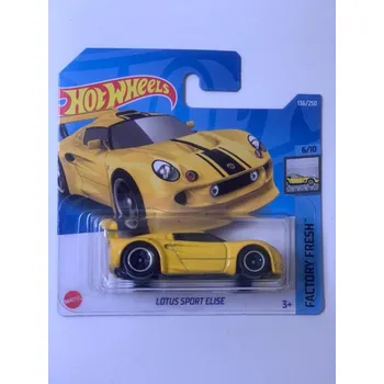 autíčko Hot Wheels - Lotus Sport Elise Yellow, varianta karty: ZE SBÍRKY