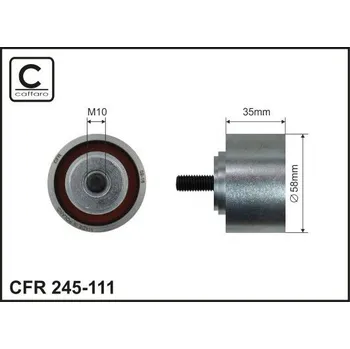 Vratná/vodicí kladka, ozubený řemen CAFFARO 245-111