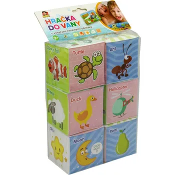 vodní stůl MADE Kostky do vody, 7 x 7 x 7 cm 6 ks