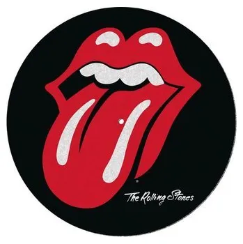Talíř Podložka na talíř gramofonu The Rolling Stones: Logo (průměr 30,5 cm)