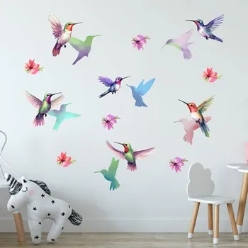 Samolepící dekorace Nálepky na zeď kolibříci - Plotbase, s.r.o., 65x120cm