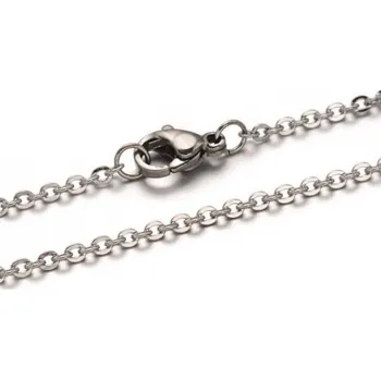 Řetízek Řetízek s karabinkou 500x2 mm, nerez ocel