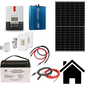 solární set Solární sestava - Mušov I Kapacita AKU: 200Ah, Výkon FV: 1×380Wp