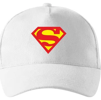 Kšiltovka Kšiltovka Superman, Barva Bílá, Velikost 17×10 cm , Canvas Unisex kšiltovka Bezvatriko.cz 101012