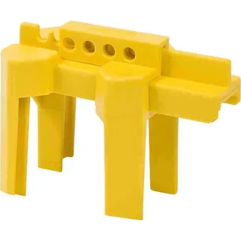 Ventil Čtyřdílný uzavírací kulový ventil, žlutý