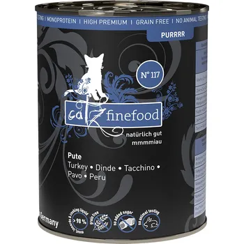 Krmivo pro kočku catz finefood Purrrr N° 117 krůtí maso 6 × 400 g