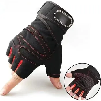 Fitness rukavice Sportovní fitness rukavice pro muže a ženy - oranžový,XL