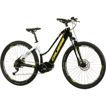 Elektrokolo CRUSSIS e-Cross low 7.9-M 20 Ah 28" černé/bílé/žluté 2024