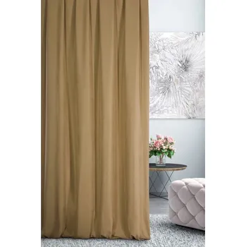 Dekorační látka Adéla - oříšková - 295 cm bez obšití 295