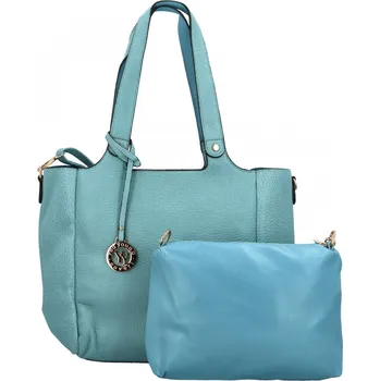 Kabelka Elegantní sada: Kabelka přes rameno a crossbody Phyllis, světle modrá