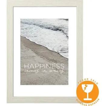 Digitální fotorámeček Hama rámeček dřevěný WAVES, bříza, 40x50 cm POUZE OSOBNÍ ODBĚR