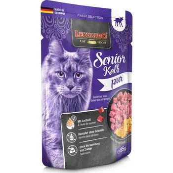 Krmivo pro kočku Leonardo Senior telecí 32 × 85 g