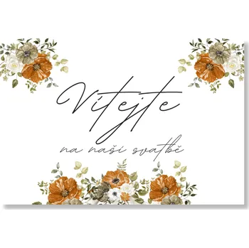 Svatební dekorace Personal Uvítací tabule - Autumn Time