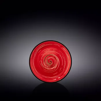 WILMAX podšálek 14cm balení 1ks barva červená