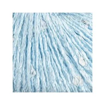 Příze Stenli Venera - viskóza s flitry - 5301 tyrkysová stříbrné flitry