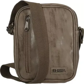 Enrico Benetti pánská střední taška přes rameno Rotterdam 66690 šedá