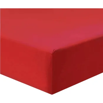 Prostěradlo Prostěradlo jersey červená TiaHome 180x200cm