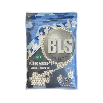 Airsoftová kulička Airsoft kuličky BB BLS BIO Precision 0.36g/1000 (bílé)
