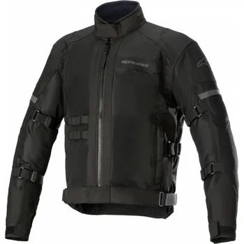 Moto bunda Bunda CROSSHILL WATERPROOF AIR, ALPINESTARS (černá/černá) 2025 3XL