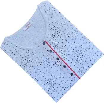 Dámská noční košile Dámská bavlněná noční košile C-Lemon - BL3303-T Barva: Šedá, Velikost: XL