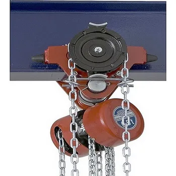 řetězový zvedák Ganas spol. s.r.o. POJÍZDNÝ KLADKOSTROJ ruční - s nárazníky Nosnost: 3200 kg, Typ: Z220-B / 3,2t pro I 240-, Délka: zdvihu 3 m