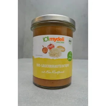 Hotové jídlo MyDeli Dušené zelí s hovězím masem 370g bio
