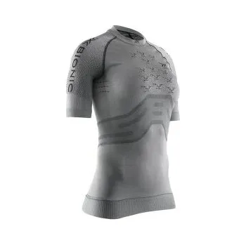 X-Bionic FENNEC 4.0 RUNNING Short Sleeve Women Anthracite/Silver šedá S