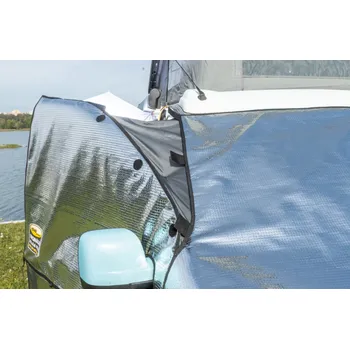 Plachta na motorové vozidlo Konig Izolační půlkabát Burstner Aviano Varianta: Otevírací klín ve dveřích spolujezdce