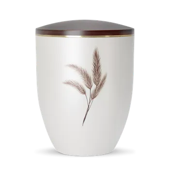 Smuteční dekorace Ekologická urna Silva III - Pampová tráva