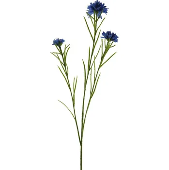umělá květina Umělá květina, Chrpa - Centaurea (spray) modrá 68 cm