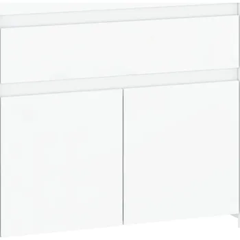 Komoda Komoda 2D1S, bílý lesk, LINDY