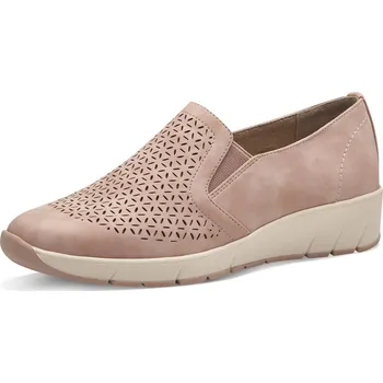 Dámské polobotky Dámská obuv JANA 8-24665/42 růžová - šíře H - obuv na širší nohy růžová 38