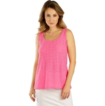 Volné elastické tílko LITEX růžové S