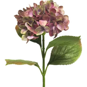 umělá květina Umělé květina, Hortenzie - Hydrangea Rosanna fialová V66 cm