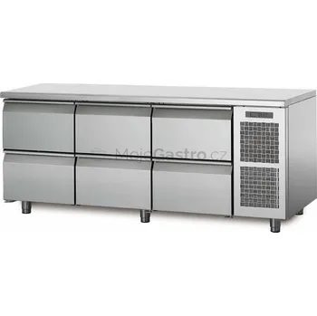 Coldline Chladící stůl TP17/6M s deskou bez zadního lemu