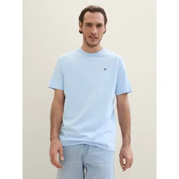 Oblečení a móda TOM TAILOR PÁNSKÉ BASIC TRIKO S KRÁTKÝM RUKÁVEM -SV. MODRÉ M