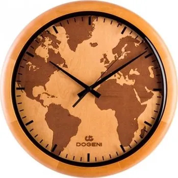 Hodiny Nástěnné hodiny dřevěné Dogeni WNW023DB + dárek zdarma