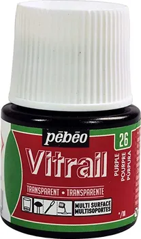 Speciální výtvarná barva Pébéo Vitrail Transparent 45 ml