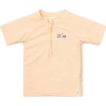 Kojenecké plavky LITTLE DUTCH plavecké triko krátký rukáv Honey Yellow vel. 98/104 cm