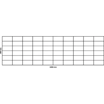 Gabionová síť 1000x300 mm, oko 100x50 mm - Vysoká Kvalita Za Skvělou Cenu
