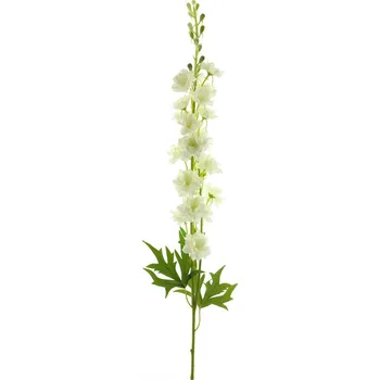 umělá květina Umělá květina, Stračka (Ostrožka) - Delphinium 'Finn' (spray) krémová V85 cm (N934870)