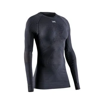 Dámská móda X-Bionic Energy Accumulator 4.0 Shirt Round Neck Women Opal Black/Arctic White černá M