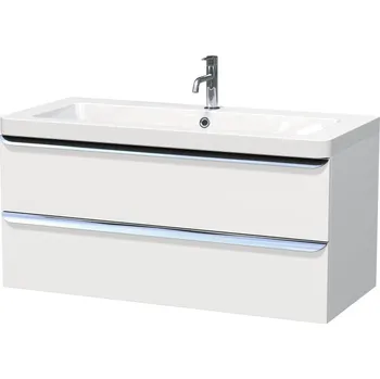 Koupelnový nábytek PAVIA skř. s um. 105cm bílá mat/chr.úch PAVIA3105ZCR