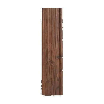 Plotovka Plechová plotovka Unico rovná 80 cm 80 x 11,5 x 0,9 cm ořech
