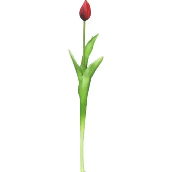 umělá květina Umělé květina, Tulipán - Tulip červený V44 cm