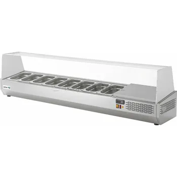 Pizza chladící pultová vitrína Asber GV-180 (GN1/4)